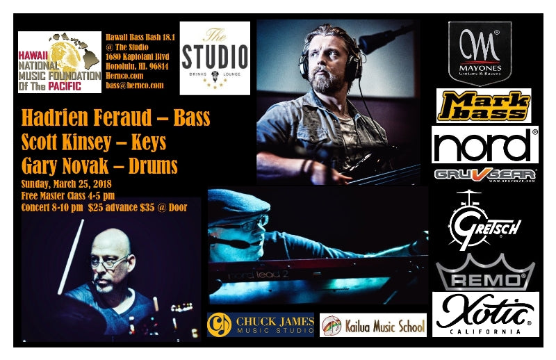 Hawaii Bass Bash with Hadrien Feraud // Mar 25