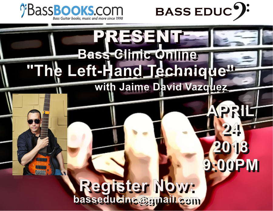 ONLINE TECHNIQUE CLINIC WITH JAIME DAVID VAZQUEZ - JDV