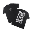 Load image into Gallery viewer, "Make Life Gruv" Logo Tee
